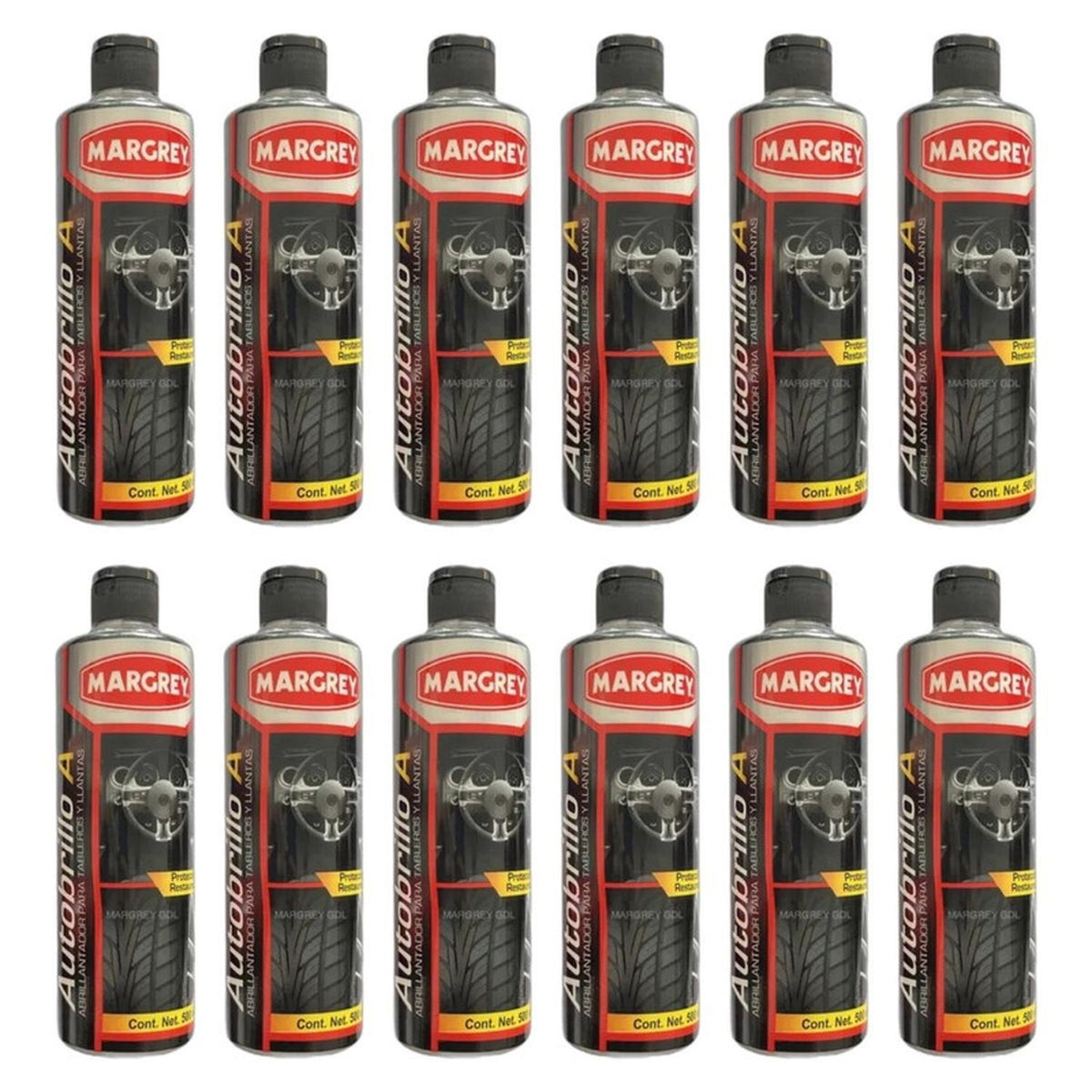 Auto Brillo A Margrey 500 ml Cera Líquida Caja 12 Piezas - Flash Sales