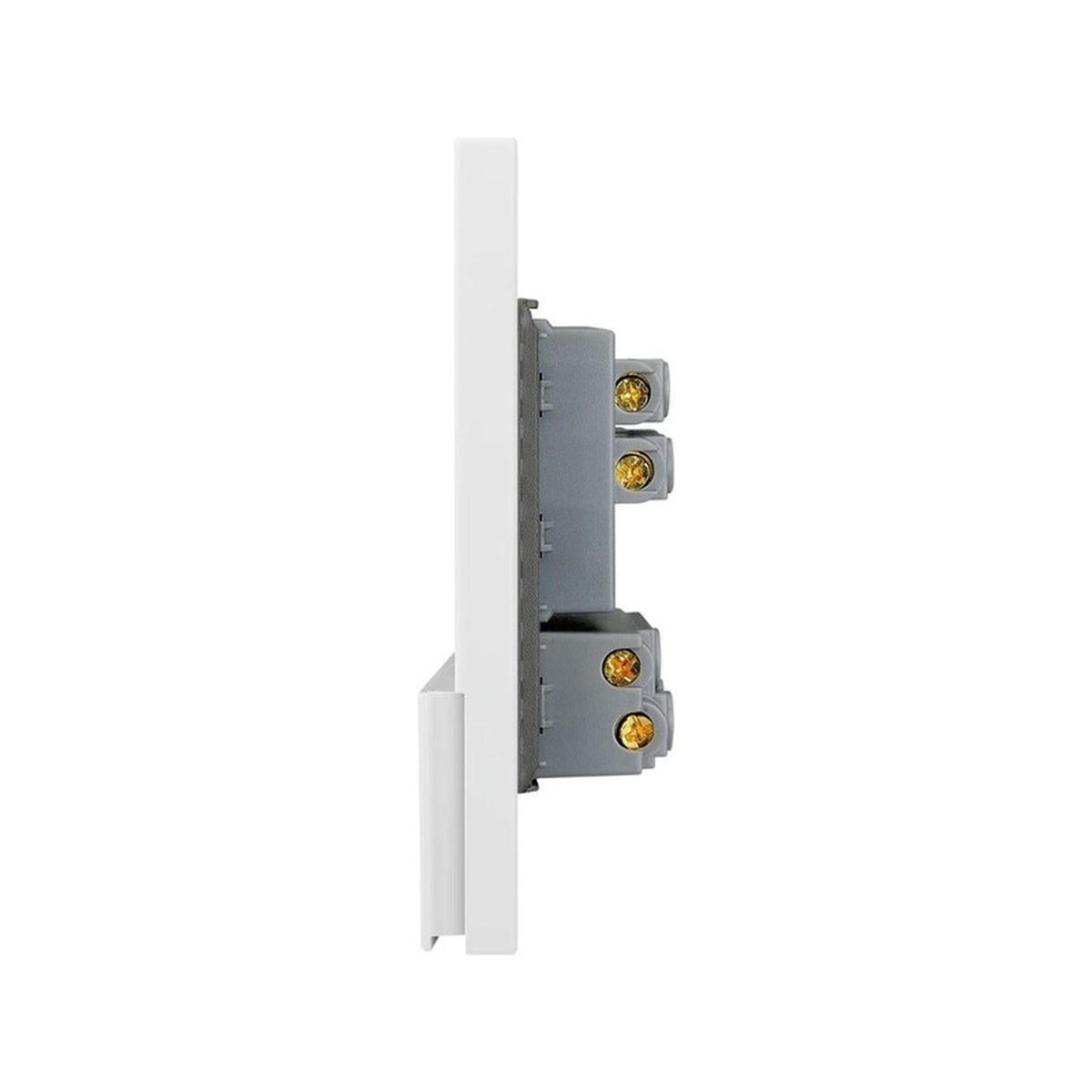 Placa Con 1 Apagador De Escalera Y 1 Contacto Lucek FlatPack 6 - Flash Sales