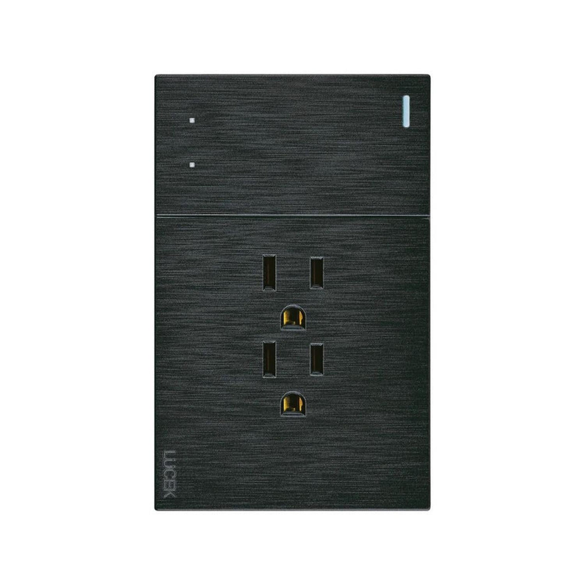 Placa Con 1 Apagador De Escalera Y 2 Contactos Lucek FlatPack 6 - Flash Sales